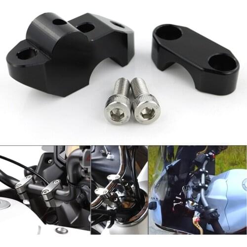 For BMW F700GS F650GS F650GS F650 R1100GS R1150GS R850GS R850R 22mm 7/8" Handlebar Risers Back Moved Up Mounting Riser Aluminum
