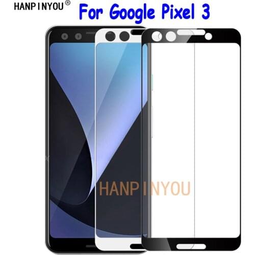 For Google Pixel 3 Pixel3 5.4 " Full Cover Tempered Glass Screen Protector Ultra Thin Explosion-proof Protective Film Guard