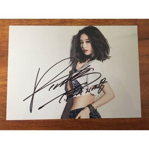 Hand signed T-ARA TARA Park Ji Yeon autographed Photo 5*7 free shipping 032019