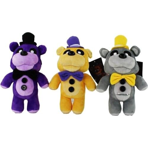 Game FNAF Five Nights Midnight Toy Bear Anime Stuffed Plush Toy Dolls Cute Animal Toys for Children Cartoon Birthday Kids Gift