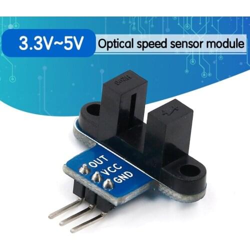 IR Infrared Slotted Optical Speed Measuring Sensor Detection Optocoupler Module For Motor Test