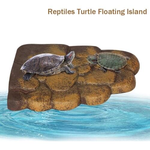 Aquarium Decorations Floating Island Reptiles Turtle Tank Floating Island Aquarium Aquatic Magnetic Basking Platform