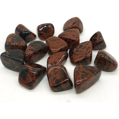 Natural Stone Red Mahogany Obsidian Crystal Gem Stone Freeform Tumbled Stones Feng Shui Chakra Healing Reiki Stone