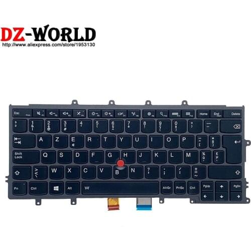 New Original BUL Belgian Backlit Keyboard for Lenovo Thinkpad X230S X240 X240S X250 X260 Laptop 04X0221 04X0183
