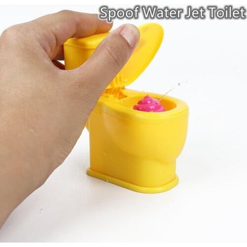 Novel Interesting Poop Spray Childrens Prank Toy TRICK JOKE Toy Toilet Spray Gun Simulation Toilet Toy Pop it prank trick joke