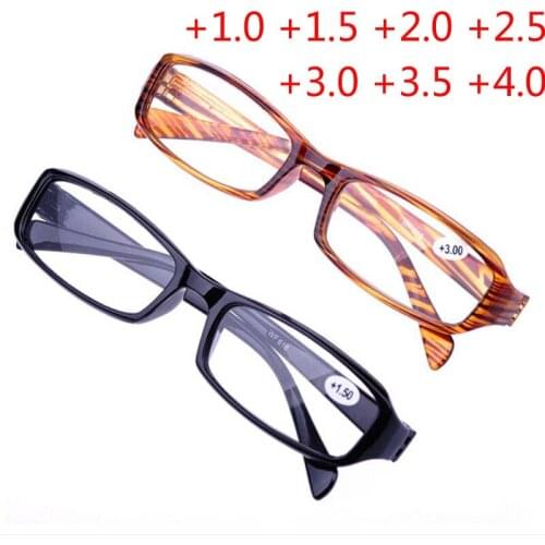 Men and Women Hyperopia Glasses Clear Lens Light Frame Glasses Resin Reading Glasses the elderly mirror