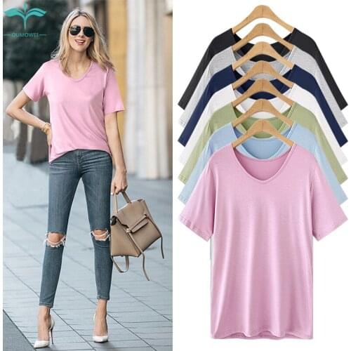 Short Sleeve Women's T-Shirts OUMOWEI China