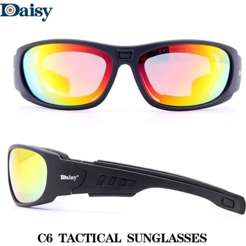 Daisy C6 Polarized Tactical Daisy Glasses Military Goggles Army Sunglasses Men Shooting Hunting Hiking Eyewear X7 goggles UV400