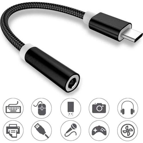 USB Type C To 3 5 Jack Converter Earphone Audio Adapter Type USB C To 3.5mm Jack For Samsung Xiaomi Huawei USB C Jack