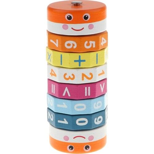 Early Maths Education Toy Digital Number Cube Mathematics Learning Props