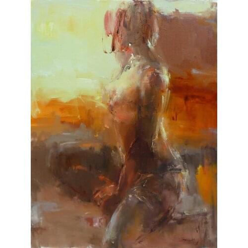 Sexy Nude Girl Lady Paintings Colored Abstract Woman Wall Art Canvas Print Painting Printings Modern Wall Decor Artwork Picture