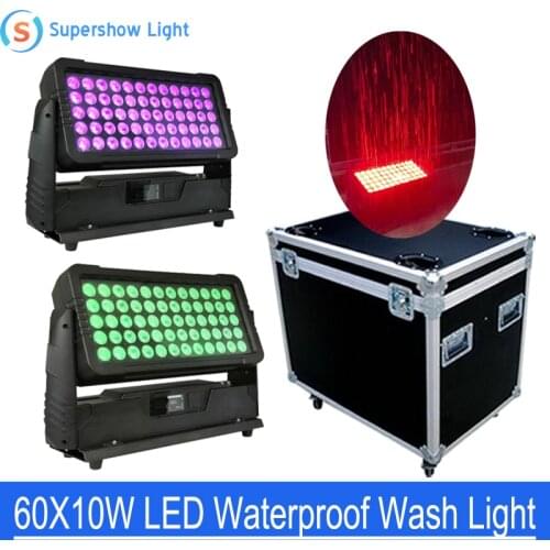 LED 60x10w IP65 Outdoor LED City Color RGBW Wall Wash Building Light DMX Outdoor City Color Lighting