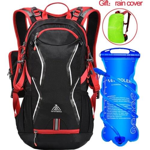 20L Waterproof Cycling Bicycle Bag Rain Cover Breathable Lightweight MTB Rucksack Hike Camping Mountain Bike Hydration Backpack