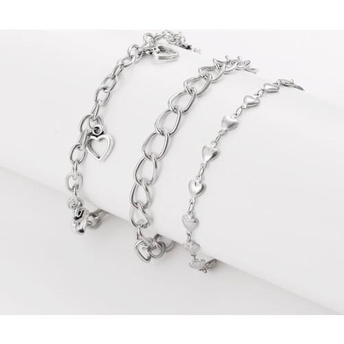 Vienkim Fashion 2021 Vintage Chain Metal Chain Fashion Bracelet For Women Boho Multiple Layers Bracelet Set Jewelry Accessories