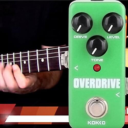 Knob Effective Warm Clean Overdrive Effect Sound Processor Aluminium Guitar Effector Long Lifespan for Gift