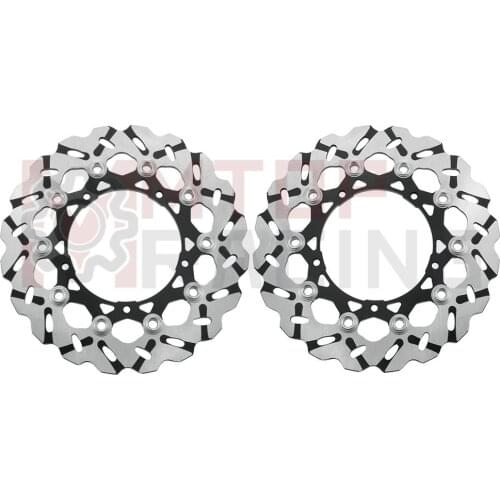 1 Pair Front Brake Disc for Yamaha FZ6 Naked 2004-2007 FZ6N FZ6S 2005-2006 FZ6 Fazer 2004-2009 FZ6 S2 2007-2009 Brake Rotors