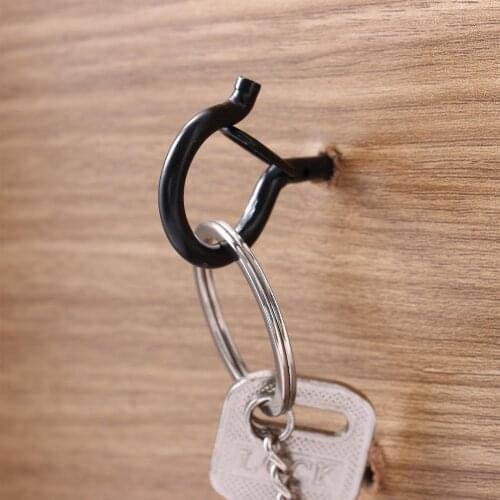 20Pc Multifunctional Screw Hooks Home Office Organizer Hangers Metal Bend Q-Hanger Hooks with Plastic Expansion Tube Safety Hook