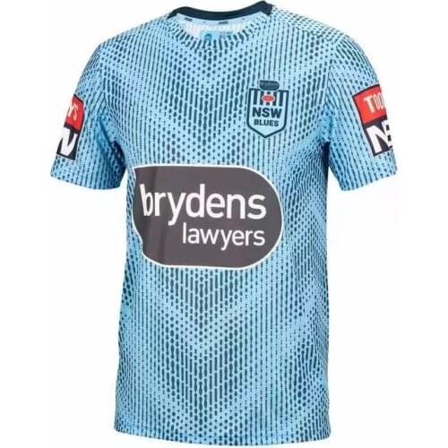 2021 NSW BLUES STATE OF ORIGIN HOME TRAINING RUGBY JERSEY size S-M-L-XL-XXL-3XL-4XL-5XL