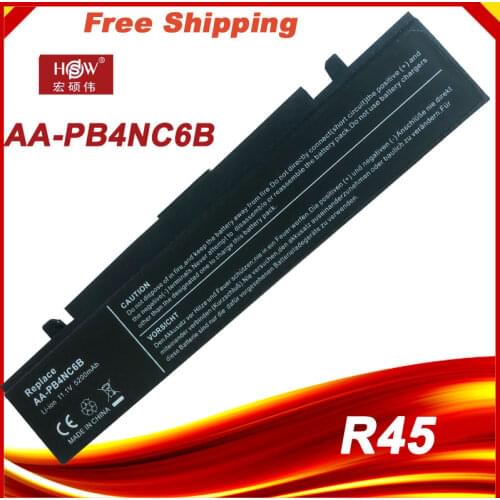 Laptop battery for Samsung R60 plus R45 R40 R60+ LAPTOP NP-R60 AA-PB2NC6B AA-PB2NC6B/E