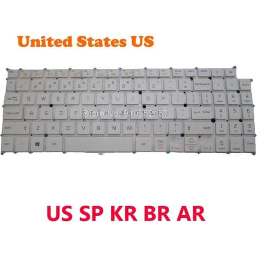 English Keyboard For LG 15Z960 HMB8146ELA18 AEW73709805 Arabic AR HMB8146ELA35 AEW73709813 Brazil BR HMB8146ELA13 AEW73709801 KR