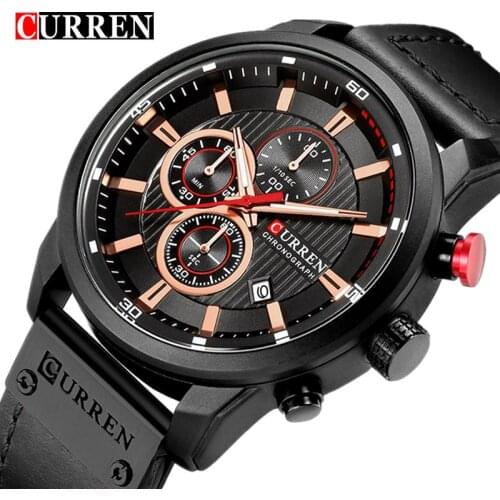 CURREN Mens Watches Top Brand Luxury Army Military Sports Watches Clock Male Quartz Watch Men Relogio Masculino horloges mannen