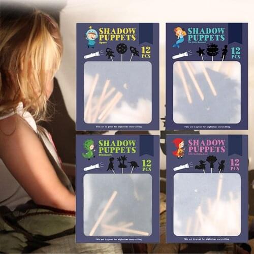 Children Shadow Puppets Toy Educational Silhouette Cognition Game Interesting Shadow Picture Toy Parent-child Interaction Toys