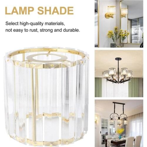 European Style Crystal Lampshade Ceiling Light Cover Vintage Chandelier Lamp Cover Light Shade Home Decoration