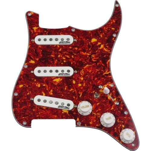 Guitar Pickups Wilkinson SSS Ainico 5 Single coil Pickups 7-Way type fully loaded Prewired Pickguard For Stratocaster Guitar