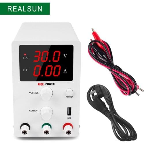 Nice-power DC Laboratory 60V 5A Regulated Adjustable Power Supply 30V 10A Voltage Regulator Stabilizer Switching Bench Source