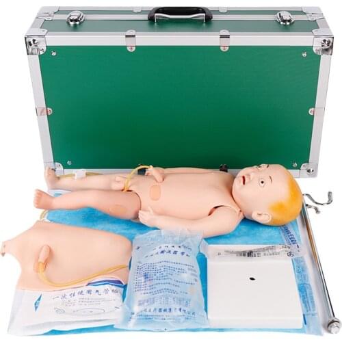 Infant Nursing Training Model Endotracheal Intubation Intravenous Injection Enema Catheterization Practice Manikin Multifunction