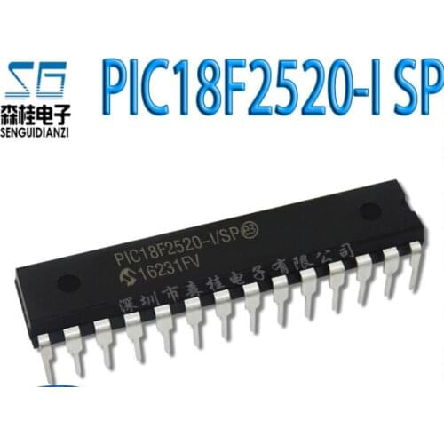 Xinyuan PIC18F2520-I/SP PIC18F2520 18F2520 DIP28 5PCS/LOT IC MCU 8BIT 32KB FLASH 28SDIP