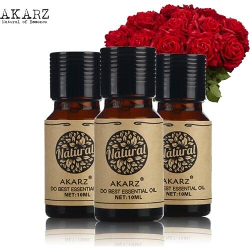Musk Sandalwood Patchouli essential oil sets AKARZ Famous brand For Aromatherapy Massage Spa Bath skin face care 10ml*3