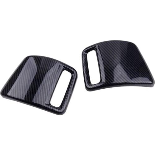 Beler 1 Pair Rear Tail Light Lamp Cover Trim Fit for Dodge Ram 1500 2019 2020 2021 Car Styling ABS Carbon Fiber Style