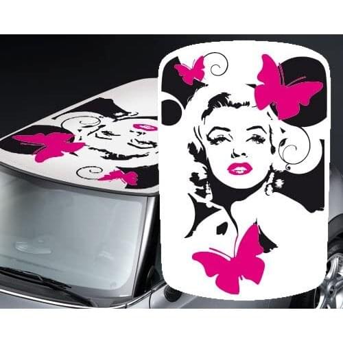 Sticker Tuning Marilyn Monroe-measures 100x150 cm-decoration cars, stickers Tuning