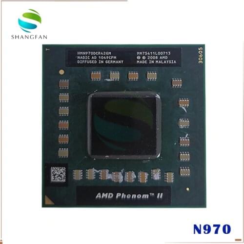 Original AMD Phenom cpu processor N970 HMN970DCG42GM 638pin PGA Computer Socket S1 2.2G