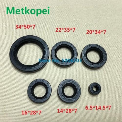 Motorcycle CG200 CG250 ZS250 CB250 full complete engine oil seal rubber gear shaft seal for Honda Zoneshen CQR RTF-MX6 M4