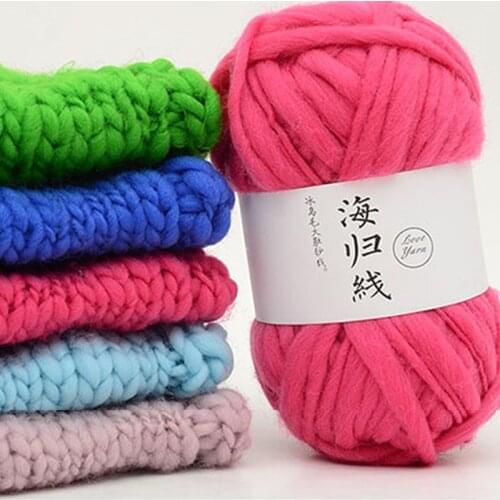 Multi-color Wool Practical Big Belly Sweater Weaving Thread DIY Handmade Knitting Yarn laine a tricoter For Hat Scarf Shawl