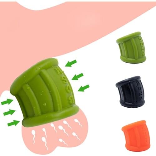 Sex Toys For Men Silicone Cock Ring Penis Stretcher Exercise Scrotum Chastity Cage Delay Ejaculation Men Rings Sex Products