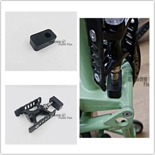 Folding bicycle quick disassembly pedal magnetic suction seat for brompton steel pedal holder mks pedal seat