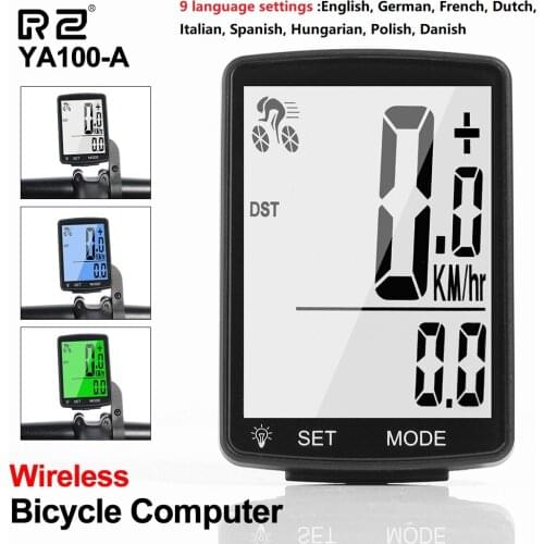 2.8in Multifunctional bicycle computer wireless bike speedometer /wired cycling computer speed cadence sensor Heart rate monitor