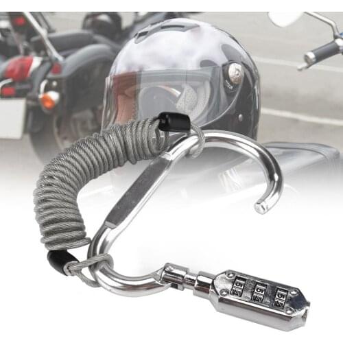 Anti-theft Password Bicycle Lock Rope Lock Steel Wire Sturdy Zinc Alloy Tough Combination Password Cable Lock for Motorcycle