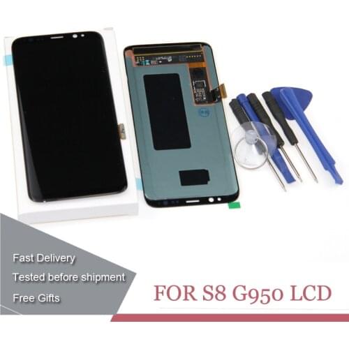 For Samsung Galaxy S8 G950F G950A lcd display with touch screen Digitizer for samsung s8 replacement screen