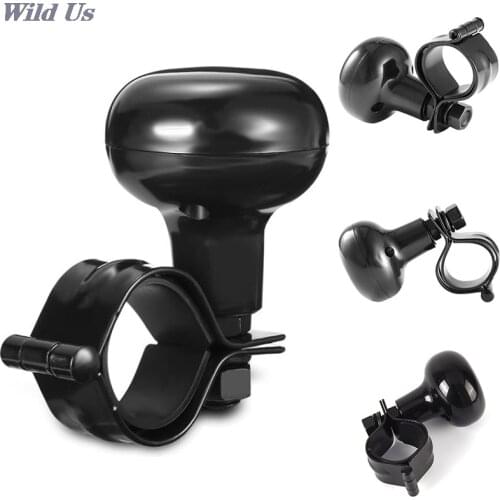 1Pcs Black Universal Steering Wheel Spinner Heavy Duty Car Truck Handle Power Knob Durable Accessories
