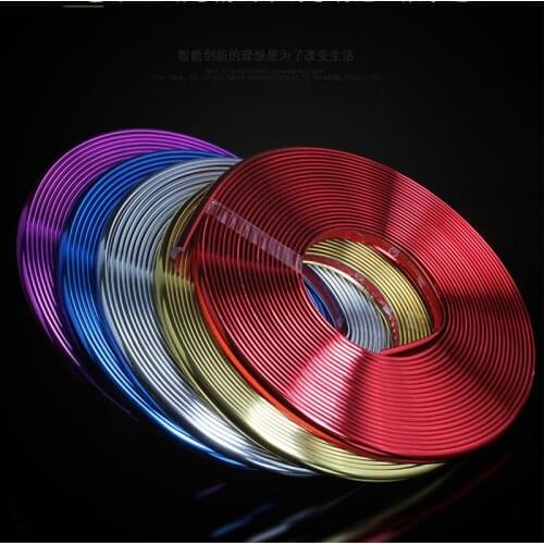 2M Grille Clips Universal Car Chrome Protection Wheel Rim Light Frame Decoration Collision Strips for Benz Honda Opel Kia Volvo