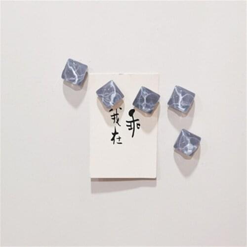 5pcs Circular Plastic Fridge Magnets Colorful Refrigerator Office Magnets For Whiteboards Home Kitchen Decoration Accessories