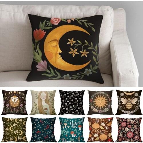 Black Cushion Cover Velvet Pillow Cover for Sofa Living Room Nordic 18x18 Decorative Pillows Home Decor Pillow Case