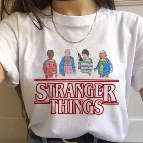 Strange Things TV Series Graphic PrintT-shirt Women Harajuku Aesthetic White Tops Tshirt 2021 New Summer Fashion Female T Shirt