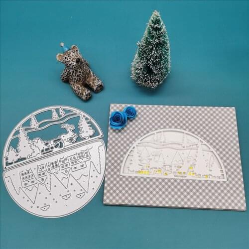 Christmas deer Metal Cutting Dies Stencils for DIY Scrapbooking/photo Album stamps Decorative Embossing DIY Paper