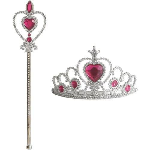 Magic Wand Crown Set Princess Crown Wand Presents for Girls