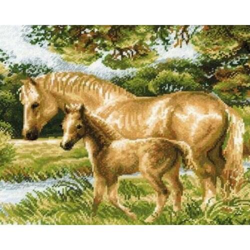 A12592 11CT/14CT/18CT/25CT/28CT oil street patterns Counted Cross Stitch DIY Cross Stitch Kits Embroidery Needlework Sets